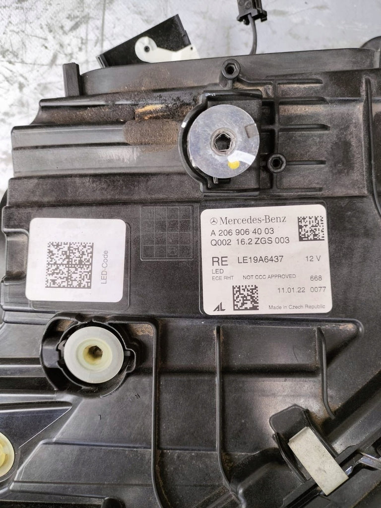 Frontscheinwerfer Mercedes-Benz W206 2069064003 Rechts Scheinwerfer Headlight SCH3619245997at