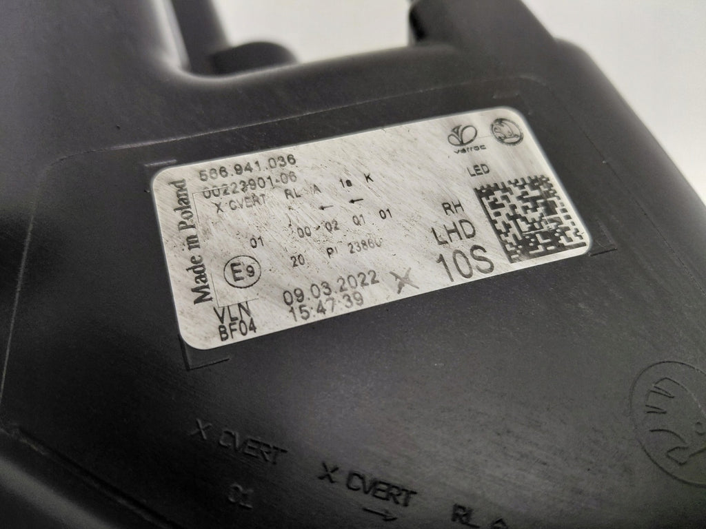 Frontscheinwerfer Skoda Kodiaq 566941036 Full LED FALSE Scheinwerfer Headlight SCH3152755677he