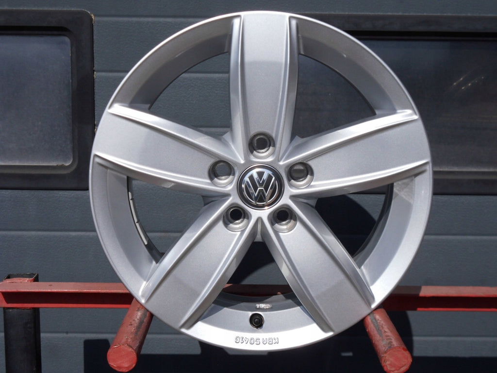 4x Alufelge 15 Zoll 5.5" 5x100 40ET Glanz Silber 2G0071495 Skoda Fabia IV Polo FEL3295865317jm