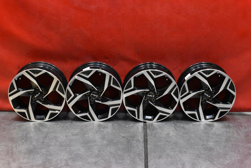 4x Alufelge 17 Zoll 7.0" 5x114.3 43 5ET Glanz Schwarz 52910-R2100 Kia Sportage FEL3686459019ap