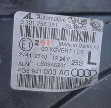 Laden Sie das Bild in den Galerie-Viewer, Frontscheinwerfer Audi A7 4G8941003AG 4G8941003 0301258281 Xenon Links Headlight SCH1936340267lf
