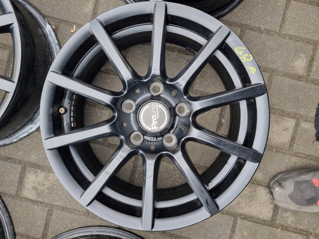 4x Alufelge 16 Zoll 7.0" 5x114.3 48ET Schwarz Honda I Rim Wheel FEL5778577525jb