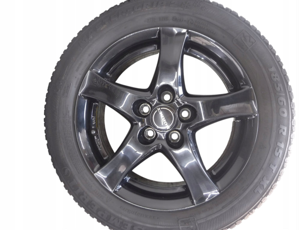 4x Alufelge 15 Zoll 6.0" 5x100 38ET Glanz Schwarz KBA50076 Audi I Rim Wheel FEL6421858356tl
