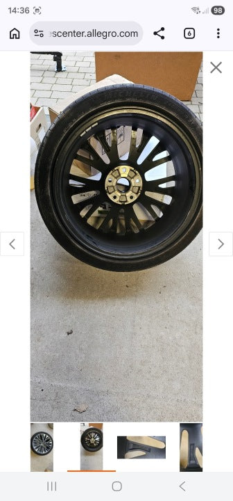 1x Alufelge 21 Zoll 8.5" 5x112 46ET Glanz Graphit 85E601025M Audi E-Tron Mg FEL6806224353tp