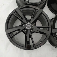 Load image into Gallery viewer, 4x Alufelge 18 Zoll 8.0" 5x112 46ET Glanz Schwarz 8Y0601025N Audi Rim Wheel FEL2183447185dn
