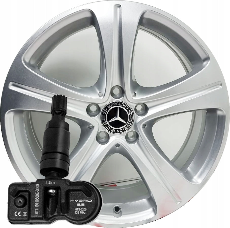 1x Alufelge 18 Zoll 8.0" 5x112 43ET Glanz Silber A2134011400 Mercedes-Benz W213 FEL6146384892yt