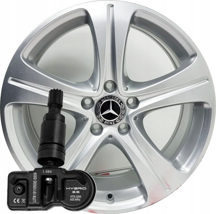 1x Alufelge 18 Zoll 8.0" 5x112 43ET Glanz Silber A2134011400 Mercedes-Benz W213 FEL6146384892yt