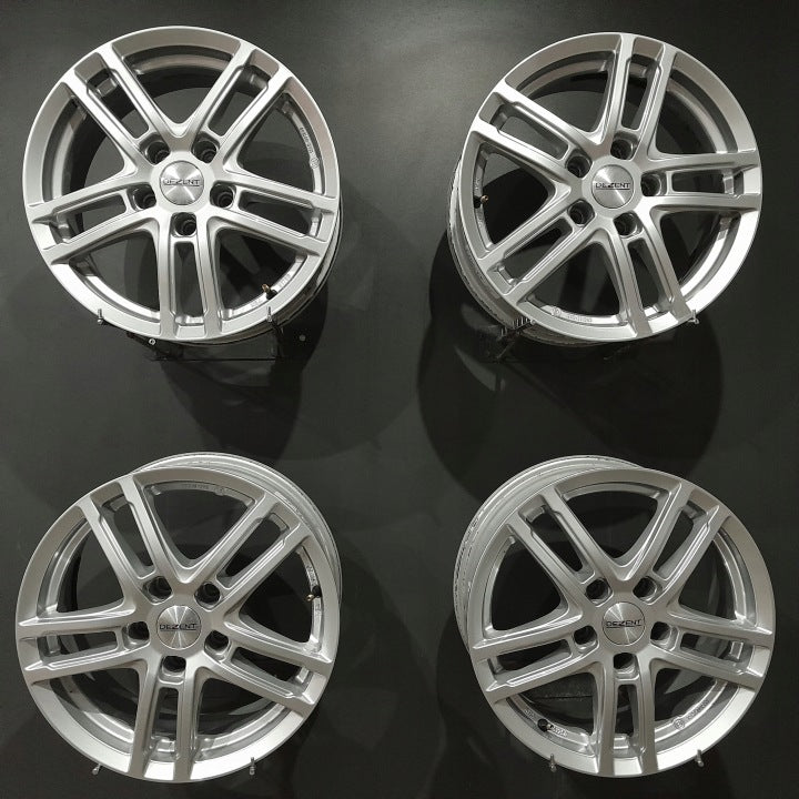 4x Alufelge 16 Zoll 6.5" 5x112 41ET Glanz KBA51750 Skoda Superb III Octavia FEL9877057153aw