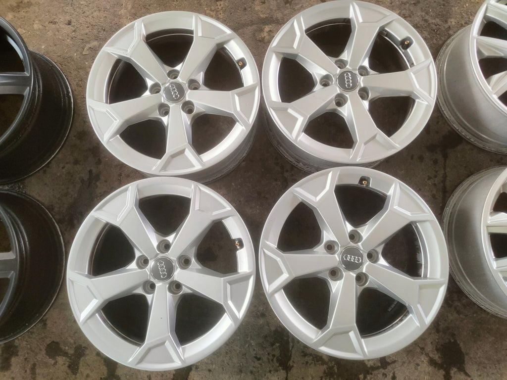 4x Alufelge 17 Zoll 6.5" 5x112 38ET Glanz Grau 83A601025 Audi Mg Rim Wheel FEL8026367098fq