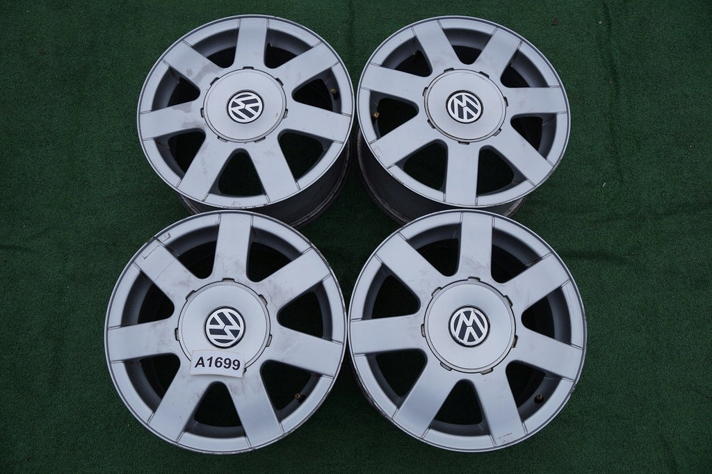 4x Alufelge 15 Zoll 7.0" 5x112 45ET VW Passat Golf V Rim Wheel FEL5637516577pz