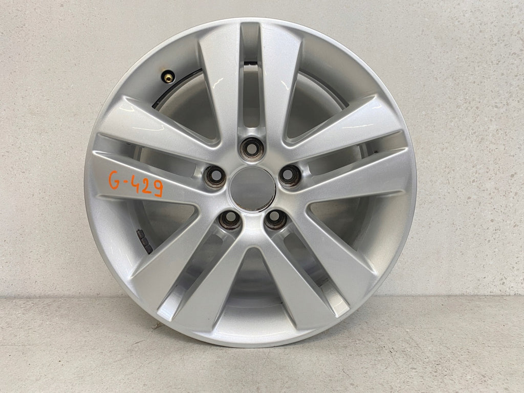 1x Alufelge 16 Zoll 6.5" 5x110 37ET Glanz Silber Opel Astra Zafira B Meriva FEL5031899486pf