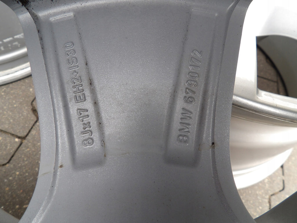 4x Alufelge 17 Zoll 8.0" 5x120 30ET Silber 6790172 BMW Rim Wheel FEL2617361645nd