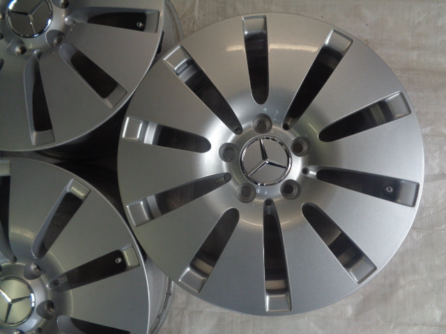4x Alufelge 16 Zoll 6.5" 5x112 44 5ET A2424010002 Mercedes-Benz W242 Rim Wheel FEL3343081285kg