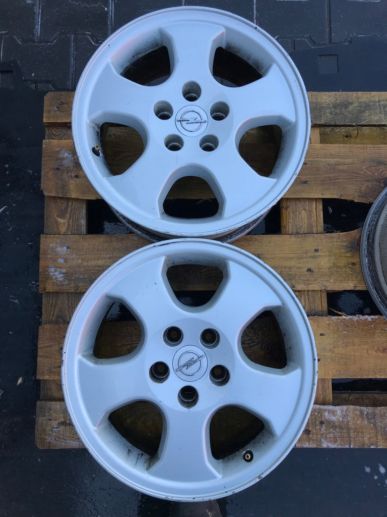 2x Alufelge 16 Zoll 7.0" 5x100 Opel Rim Wheel FEL1902049878je