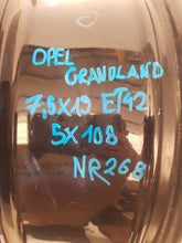 Load image into Gallery viewer, 1x Alufelge 19 Zoll 7.5" 5x108 42ET YP00064680 Opel Grandland Rim Wheel FEL2227997109ih