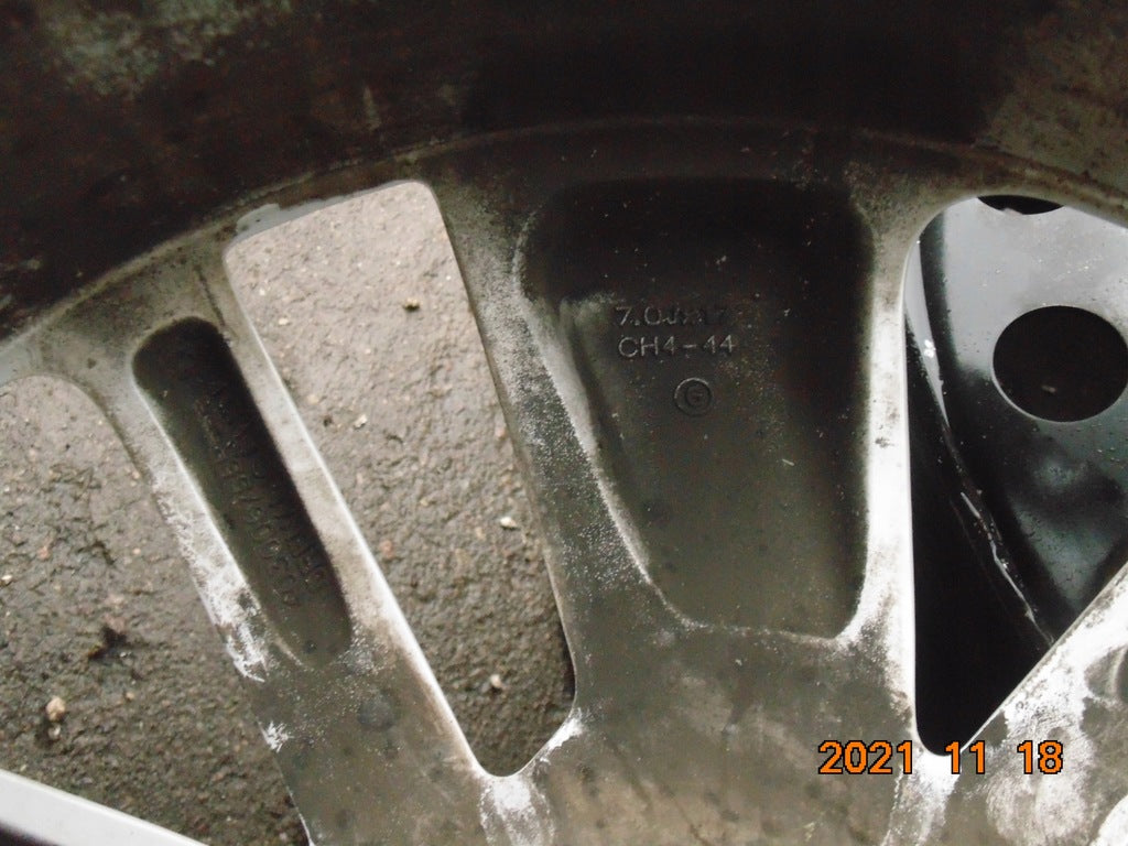 1x Alufelge 17 Zoll 7.0" 4x100 44ET Glanz Schwarz 403008014 Mg Captur Clio 1 FEL4322899898bb