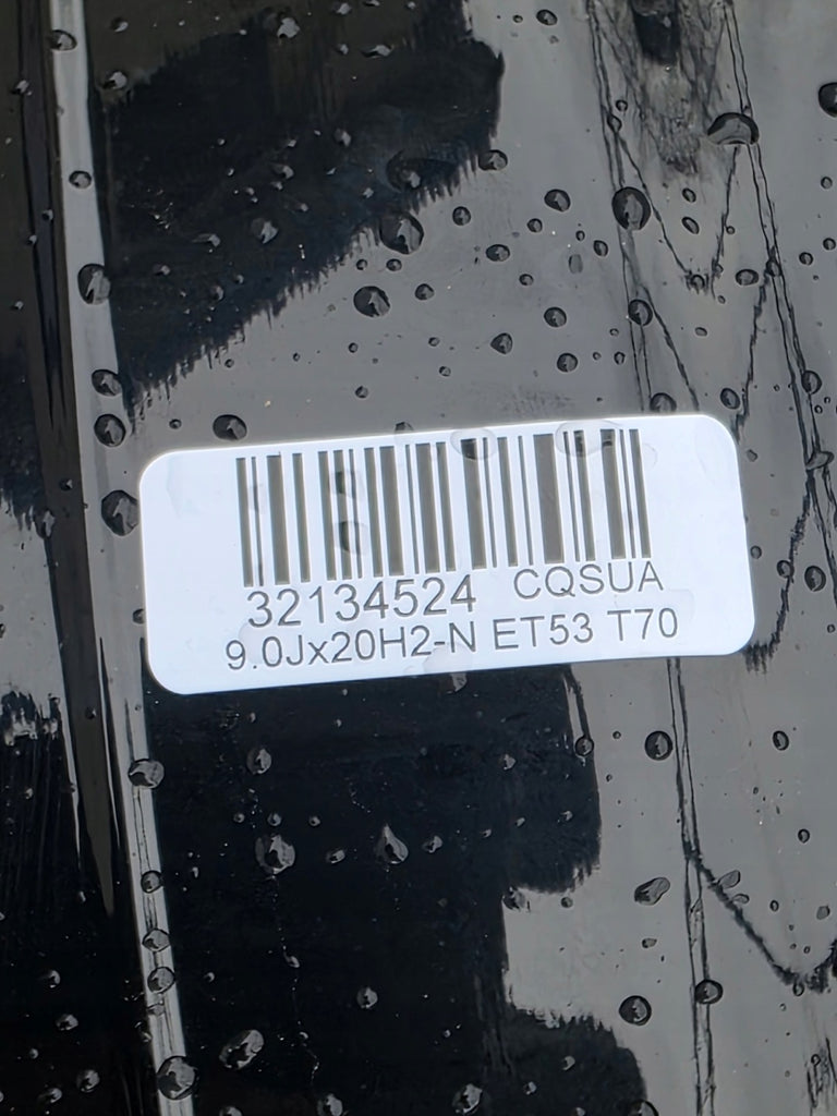 1x Alufelge 20 Zoll 9.0" 5x108 53ET Glanz Schwarz 32134524 Polestar 2 I FEL9743745941dw
