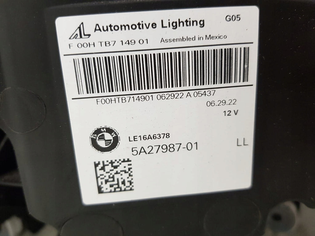Frontscheinwerfer BMW X5 G05 5A27987-01 Full LED Links Scheinwerfer Headlight SCH3134581384kt