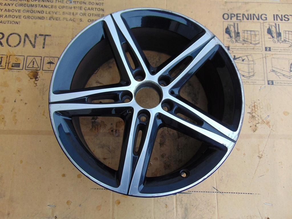 1x Alufelge 18 Zoll 7.5" 5x112 49ET Glanz Schwarz A1774010700 Mercedes-Benz W177 FEL2698960961gf