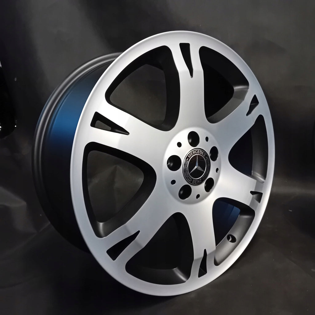 4x Alufelge 19 Zoll 8.0" 5x112 60ET Glanz Schwarz A1644011602 Mercedes-Benz FEL9050241154ns