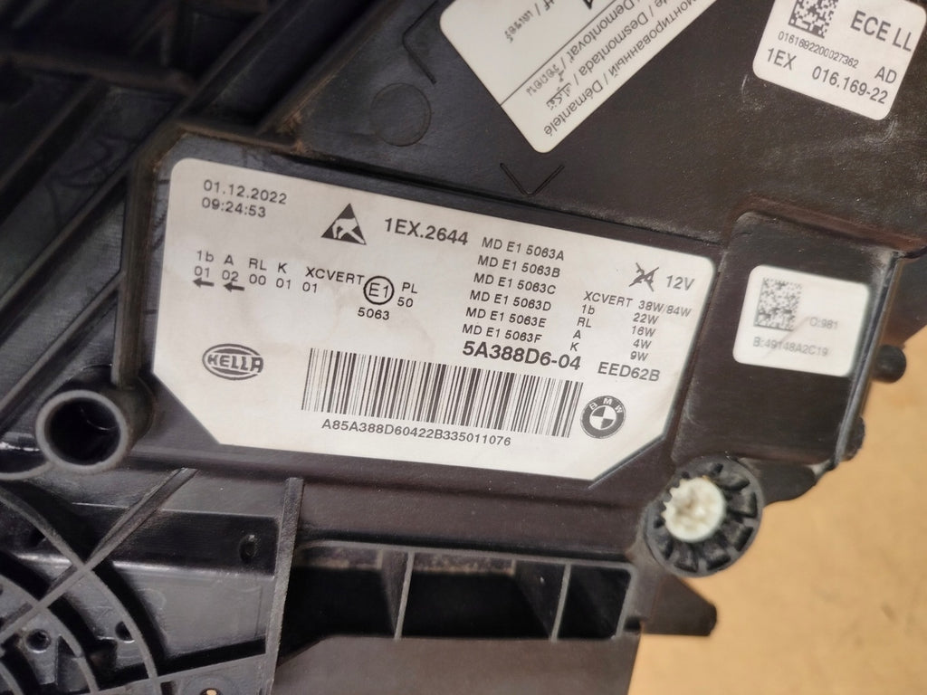 Frontscheinwerfer BMW G30 5A388D6-04 Laser Rechts Scheinwerfer Headlight SCH8955296998st