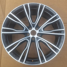 Load image into Gallery viewer, 1x Alufelge 21 Zoll 8.0" 5x112 30ET Glanz Graphit 8043670 BMW X3 G01 G02 Mg FEL7087633631ue