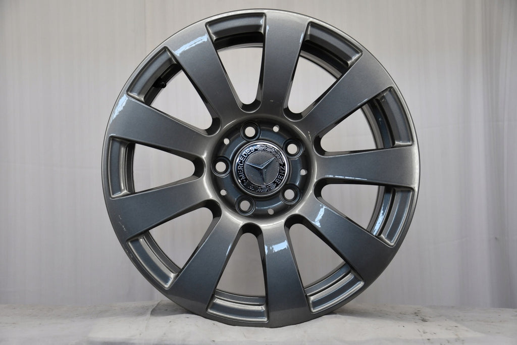 4x Alufelge 16 Zoll 7.5" 5x112 45 5ET Glanz Graphit A2124010102 Mercedes-Benz FEL5208136572yv