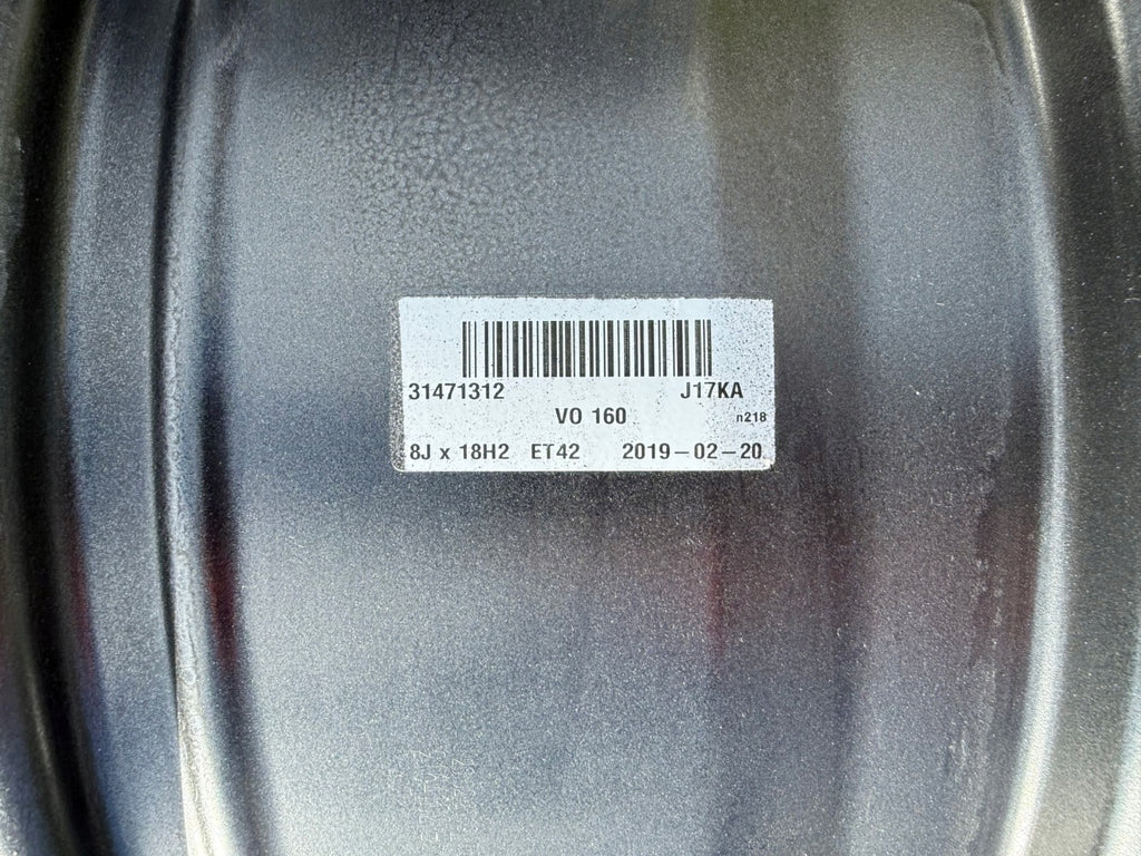 4x Alufelge 18 Zoll 8.0" 5x108 42ET Glanz Graphit Volvo V60 I S60 Rim Wheel FEL9050437923cv