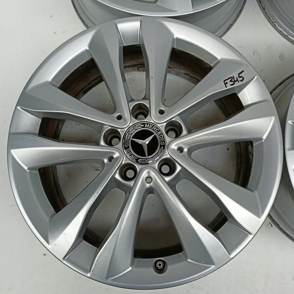 4x Alufelge 17 Zoll 7.0" 5x112 48ET Glanz Silber A2054018000 Mercedes-Benz W205 FEL3397084539db