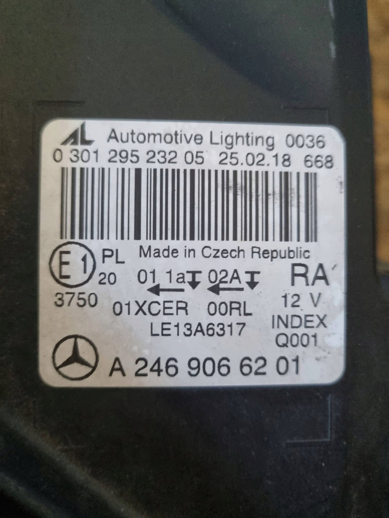Frontscheinwerfer Mercedes-Benz W246 A2469066901 LE13A6317 LED Rechts oder Links SCH7455278618ht