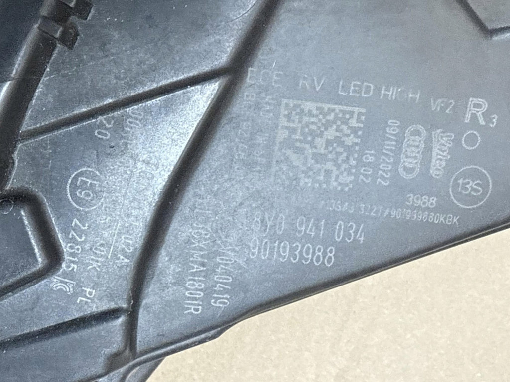 Frontscheinwerfer Audi A3 8Y0941034 LED Rechts Scheinwerfer Headlight SCH8471855708nt