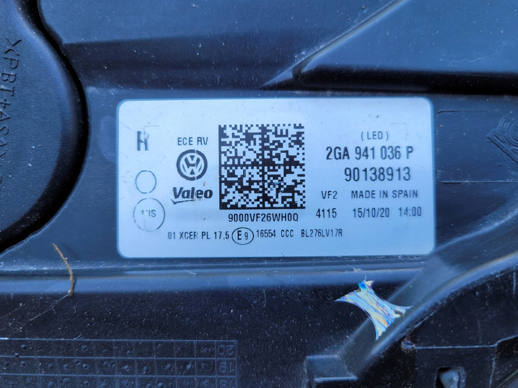 Frontscheinwerfer VW T-Roc 2GA941036 LED Rechts Scheinwerfer Headlight SCH9422325318nj