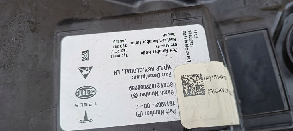 Frontscheinwerfer Tesla Y 151495200C LED Links Scheinwerfer Headlight