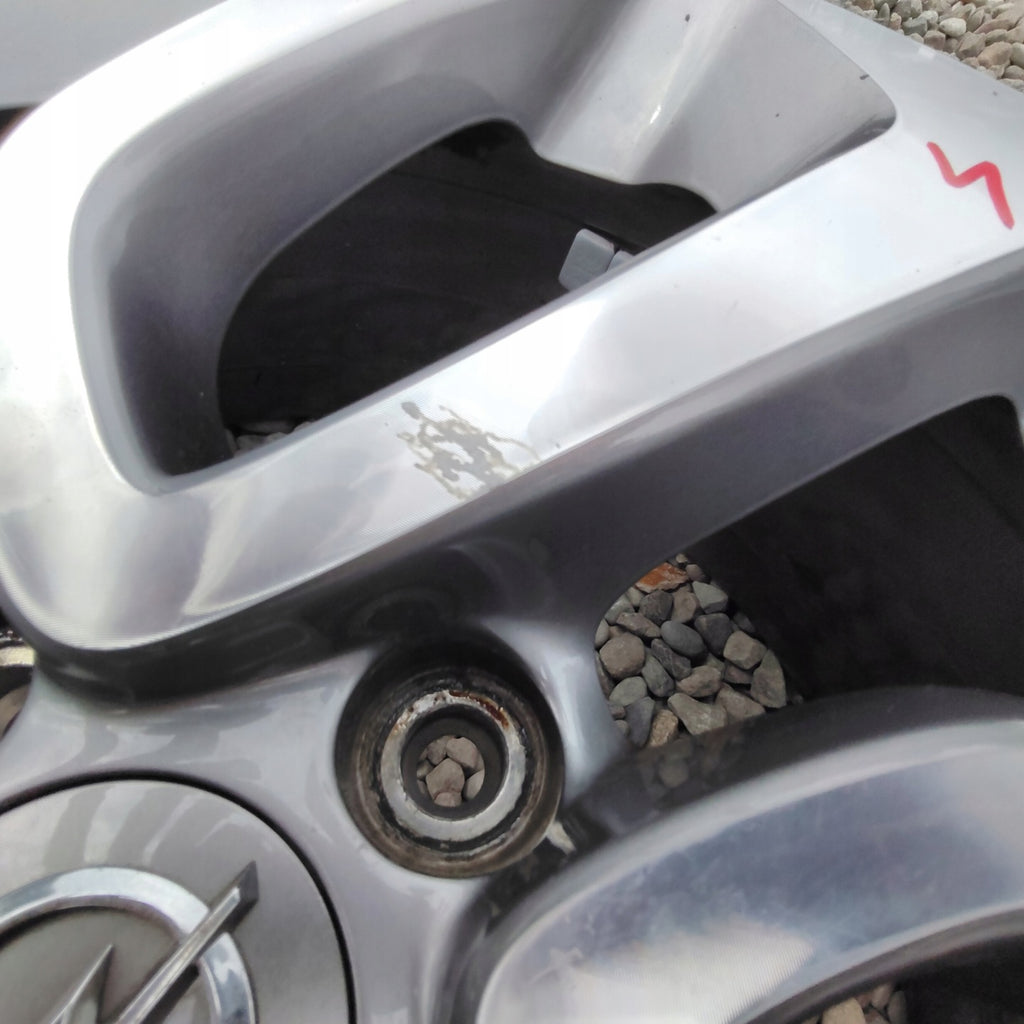 1x Alufelge 16 Zoll 6.5" 4x108 20ET Glanz Silber Opel Crossland X Rim Wheel FEL2734841676dm