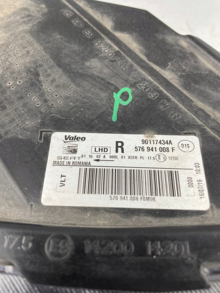 Frontscheinwerfer Seat Ateca 576941008F LED Rechts Scheinwerfer Headlight