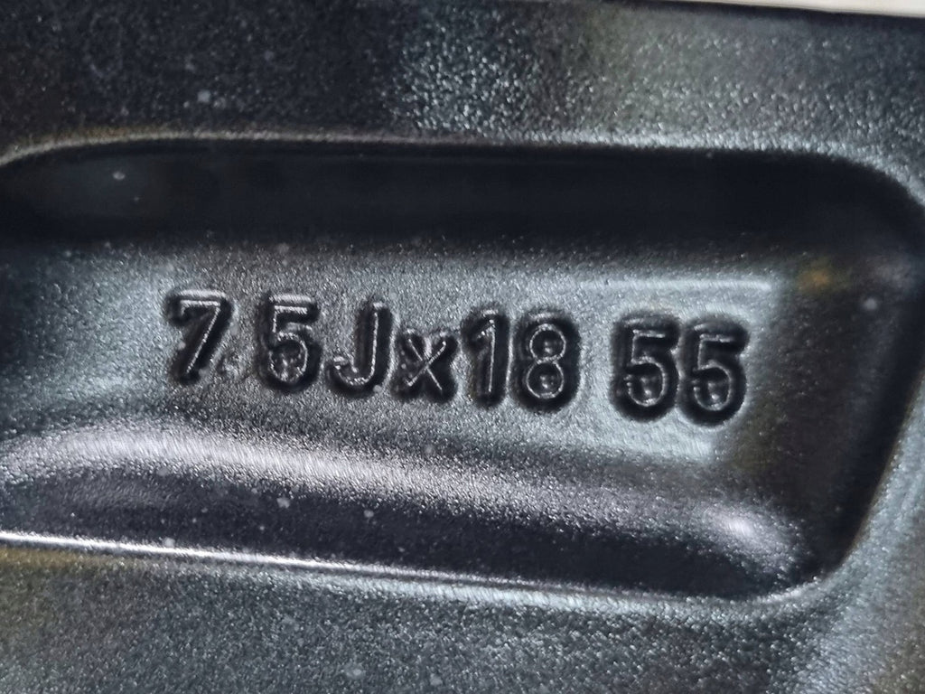 1x Alufelge 18 Zoll 7.5" 5x114.3 55ET 52910G4800 Hyundai I30 Iii Rim Wheel