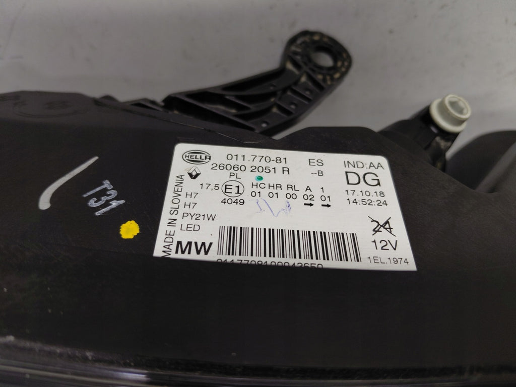 Frontscheinwerfer Renault Kadjar 260602051R LED Links Scheinwerfer Headlight SCH8335754968bk