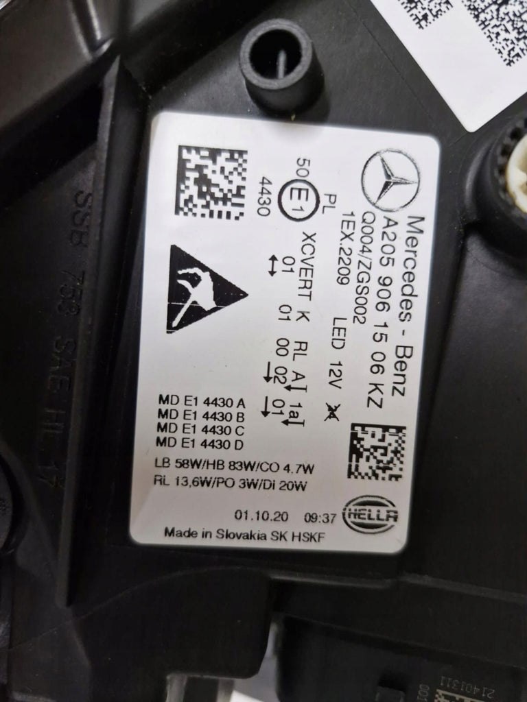 Frontscheinwerfer Mercedes-Benz W205 A2059061506 LED Links Headlight SCH8963872706ip