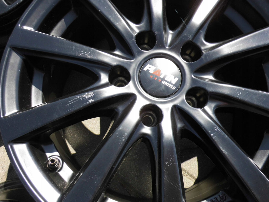 4x Alufelge 16 Zoll 7.0" 5x114.3 45ET Matt Schwarz Honda Civic I Accord FEL3055497557ge