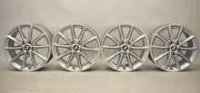 Laden Sie das Bild in den Galerie-Viewer, 4x Alufelge 17 Zoll 7.5" 5x112 52ET Glanz Silber 6856061 BMW F45 F39 X1 F48 FEL6441222059qb