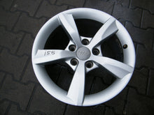 Load image into Gallery viewer, 1x Alufelge 16 Zoll 7.5&quot; 5x112 37ET Glanz Silber 8T0601025B Audi A4 Rim Wheel