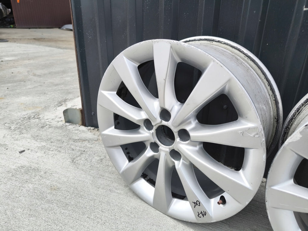 4x Alufelge 17 Zoll 8.0" 5x112 39ET Glanz Silber 4G0601025AG Audi A5 A4