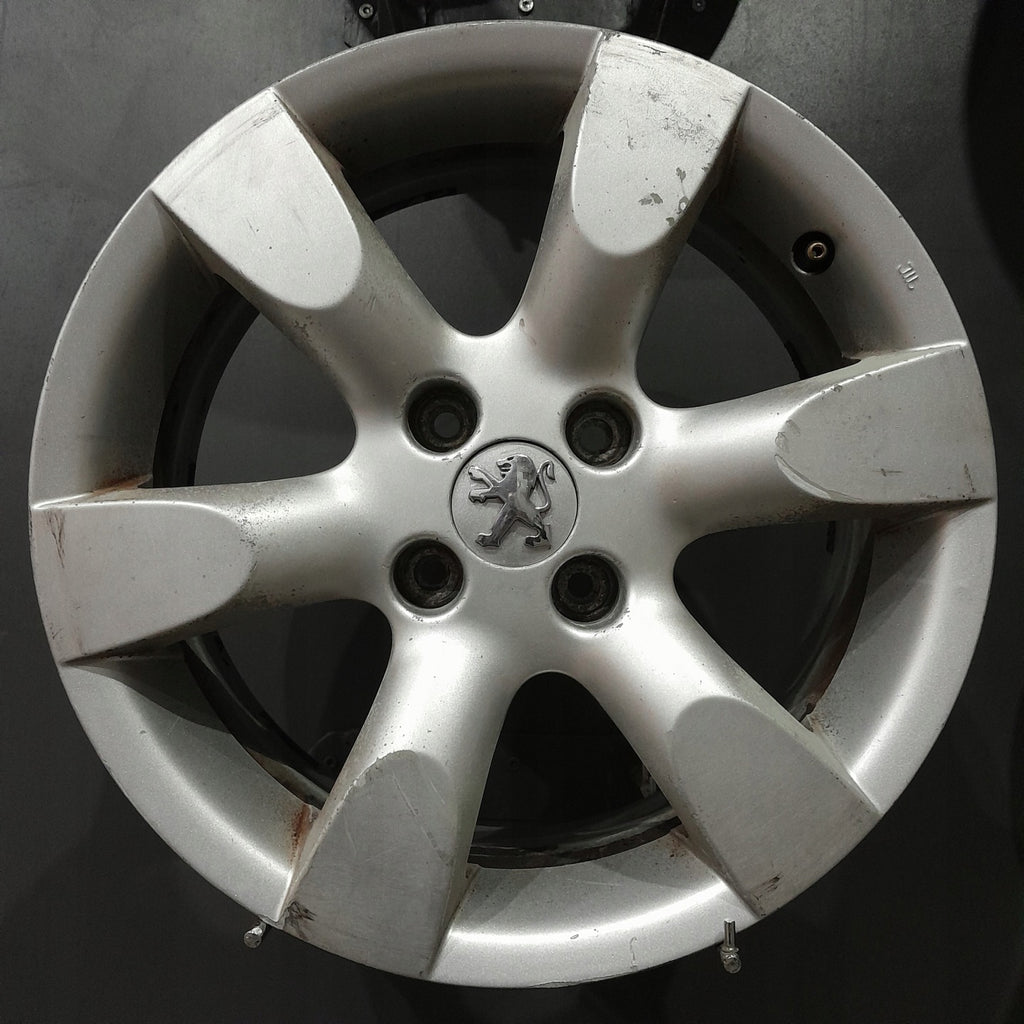 4x Alufelge 16 Zoll 6.5" 4x108 31ET Glanz Silber 9681285480 Peugeot I Rim Wheel FEL7527487675dl