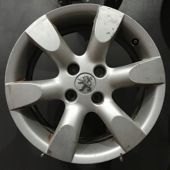4x Alufelge 16 Zoll 6.5" 4x108 31ET Glanz Silber 9681285480 Peugeot I Rim Wheel FEL7527487675dl