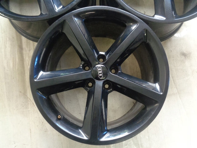 4x Alufelge 18 Zoll 9.0" 5x112 52ET Glanz Schwarz 8J0601025M Audi Tt Rim Wheel FEL4674574823yj