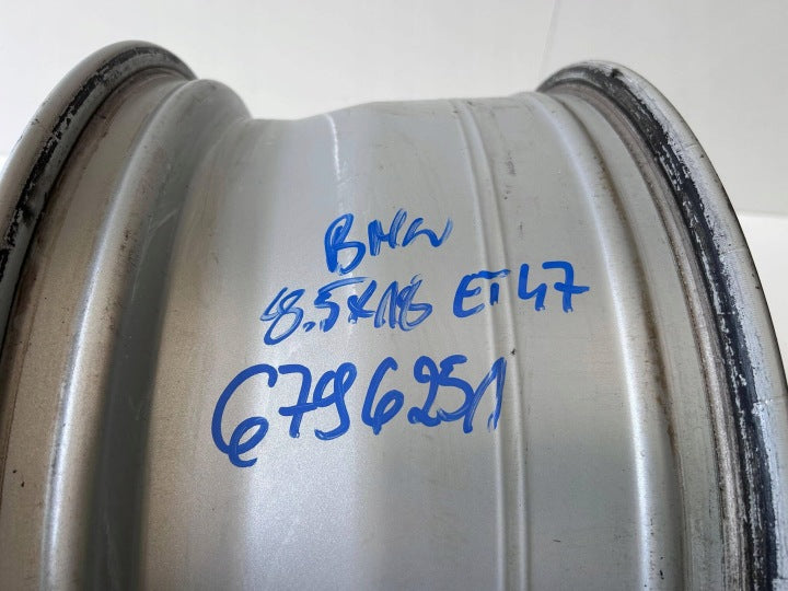 1x Alufelge 18 Zoll 8.5" 5x120 47ET Glanz Silber 6796251 BMW 4 F36 Rim Wheel FEL9095948883nz