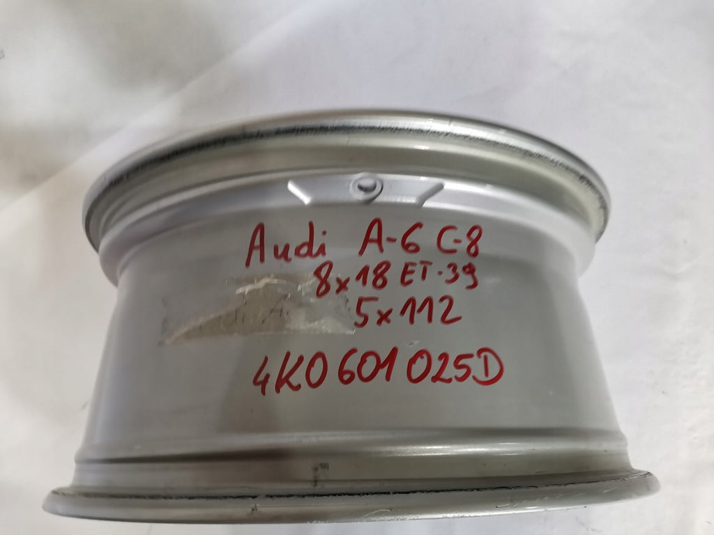 1x Alufelge 18 Zoll 8.0" 5x112 39ET 4K0601025D Audi A6 Rim Wheel FEL5679878550ee
