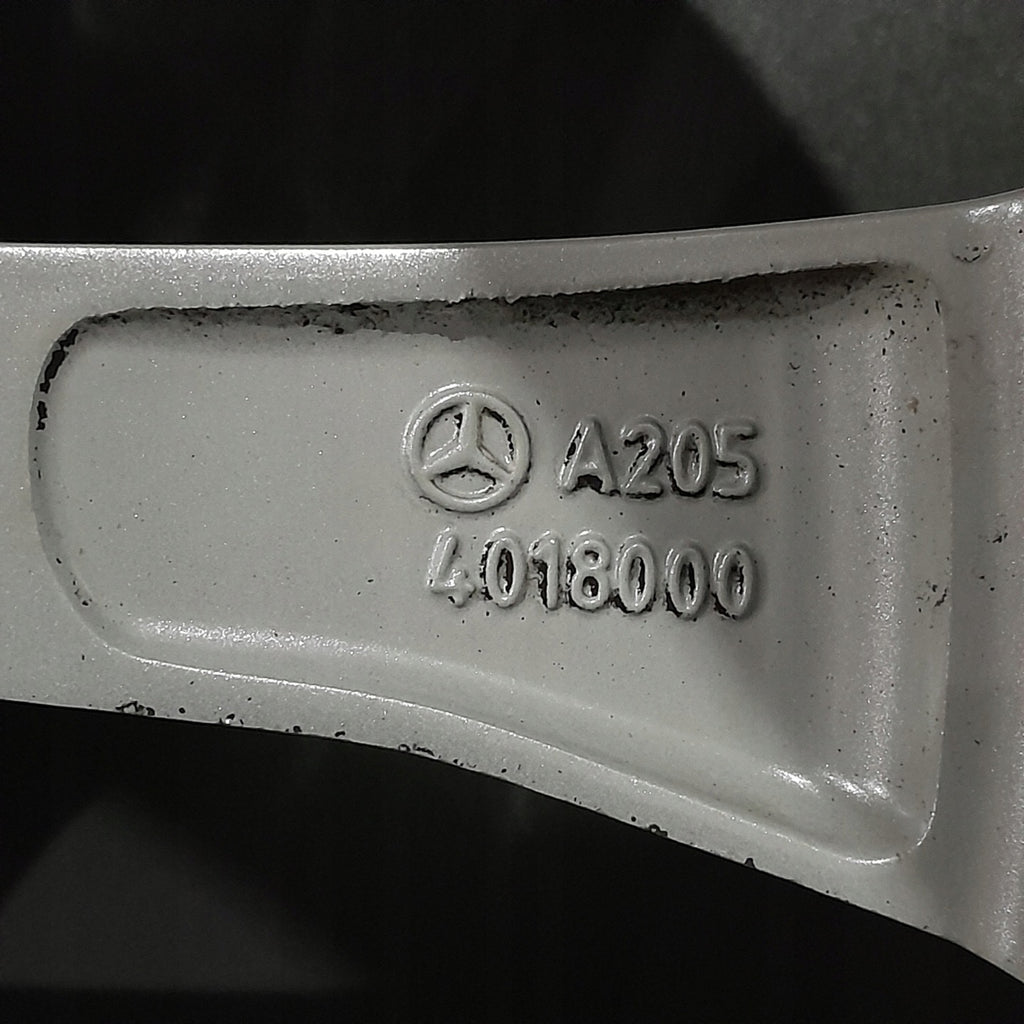 1x Alufelge 17 Zoll 7.0" 5x112 48 5ET Glanz Silber A2054018000- Mercedes-Benz FEL2272594423vs