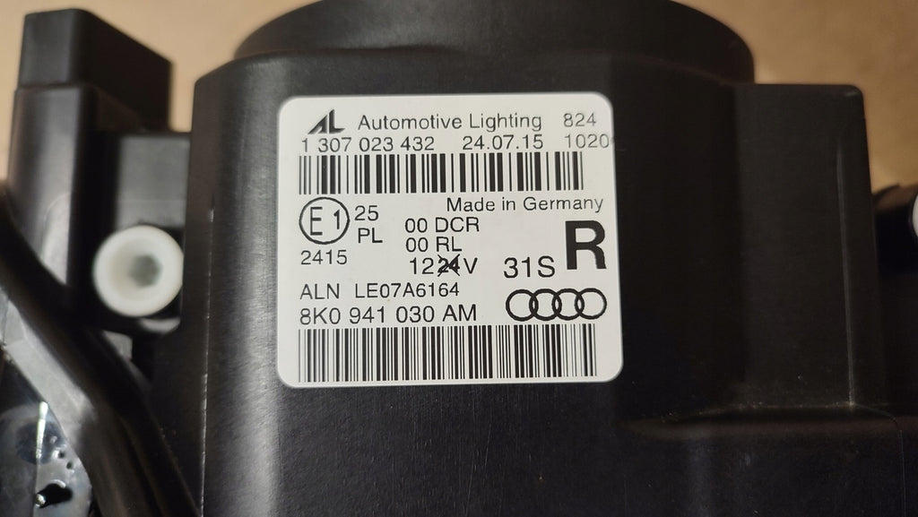 Frontscheinwerfer Audi A4 B8 8K0941030 XENON Rechts Scheinwerfer Headlight