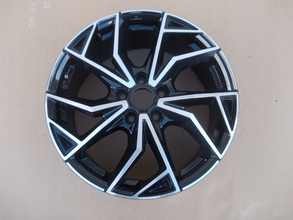 1x Alufelge 18 Zoll 7.5" 5x112 50ET Glanz KBA54142 Rim Wheel FEL7460225660kg